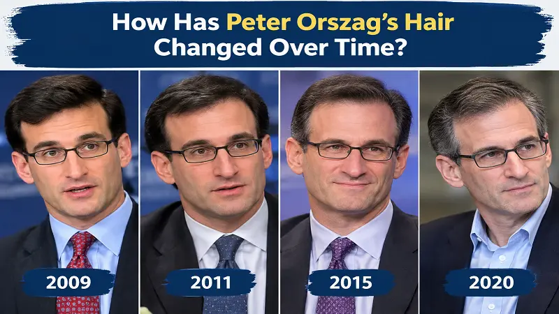 How Has Peter Orszag’s Hair Changed Over Time?
